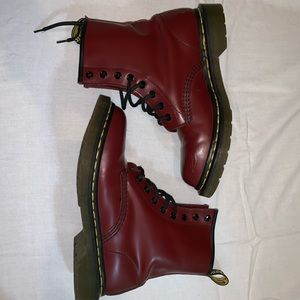 Dr. Martens Cherry Red 8-eye Boot